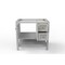 Castello Usa Alicia 36" Gray Vanity Base with Gold Handles CB-VEN-36G-GLD-VBO - alternate 6